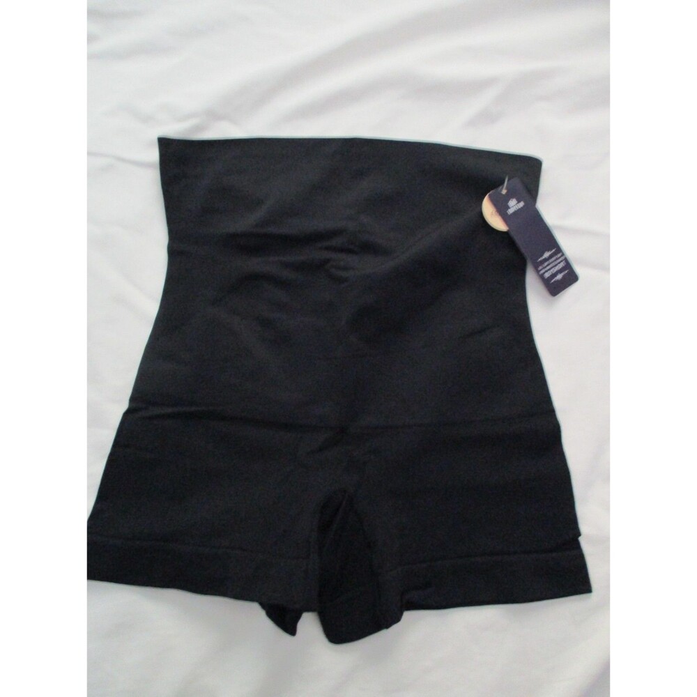 Empetua by Shapermint Womens Sz 3XL High Waisted Shaper Boyshort Black 18437